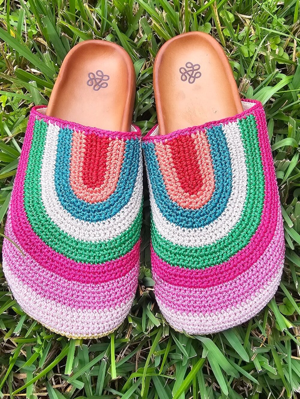 The Sak Size 9 New Bolinas Crochet Clogs In Beachstripe